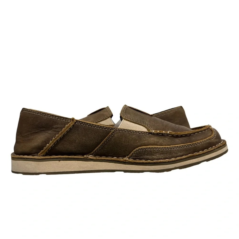 Ariat Leather Cruiser Brown Bomber Slip On
Loafer Women’s 10 - Picture 7 of 11